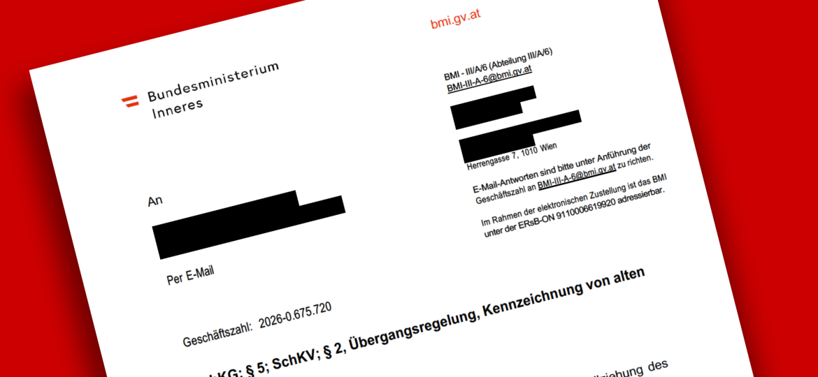 BMI-Schusskennzeichnung